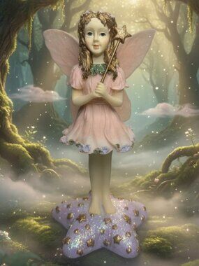 1995 Dezine The Fairy Collection Star Figurine with Box